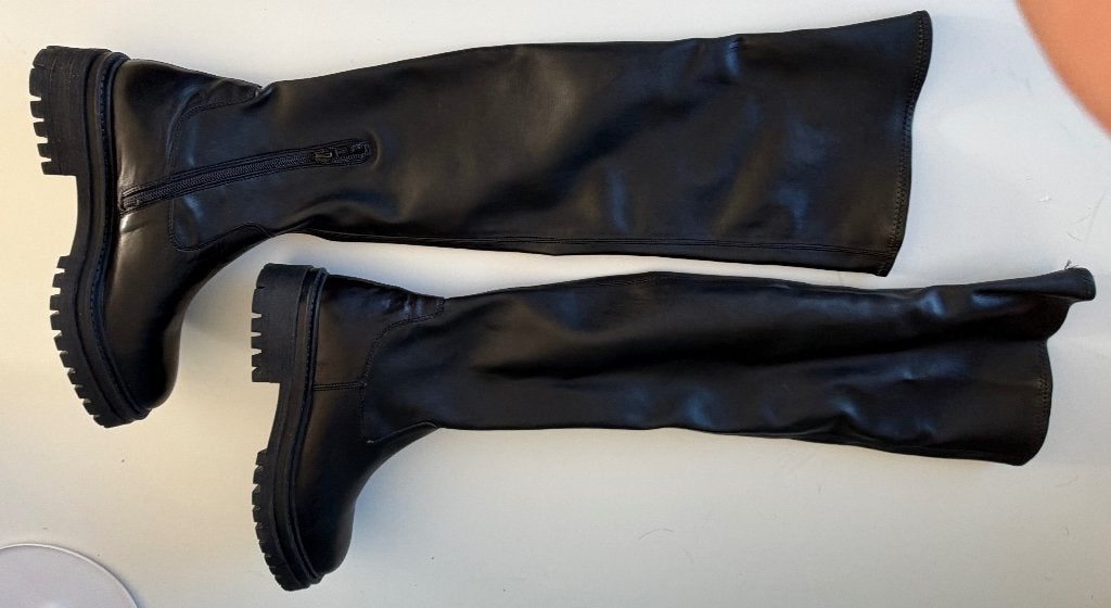 Geox Iridea overknee laarzen, 39, zwart, Geox, Hoge laarzen, Verzenden, Zwart