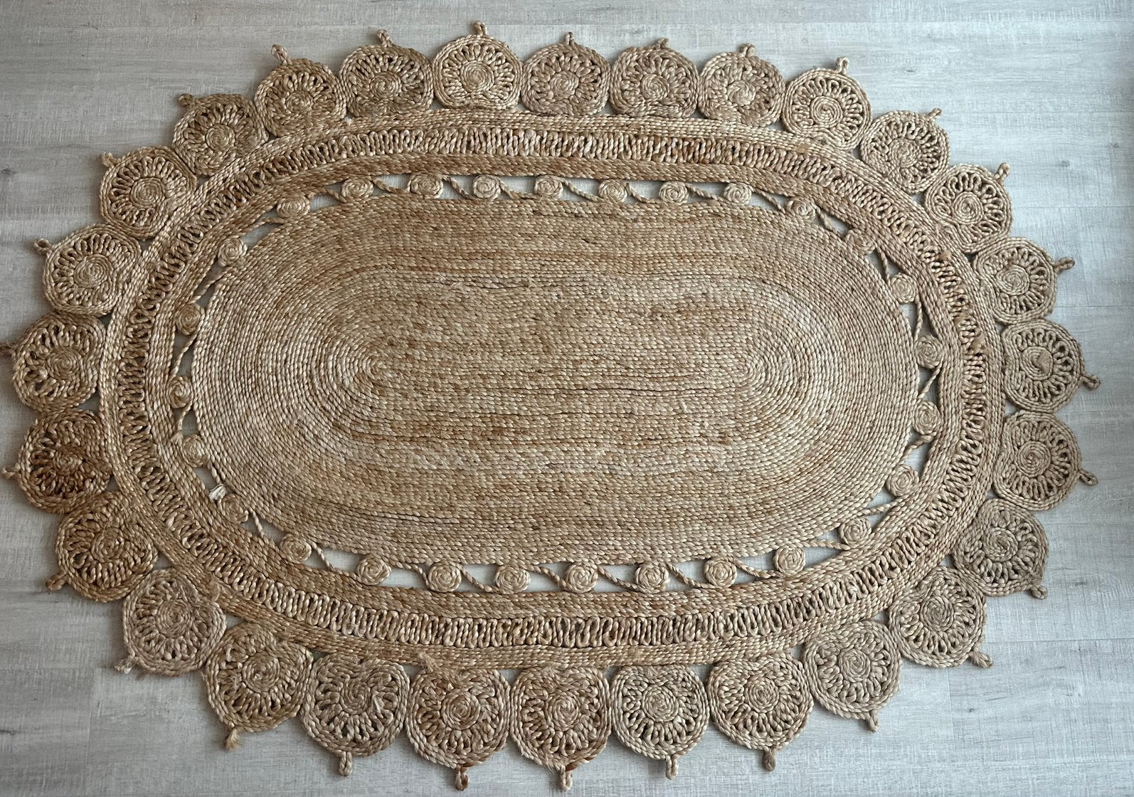 Vloerkleed jute, Ophalen of Verzenden, Rechthoekig, 150 tot 200 cm, 100 tot 150 cm