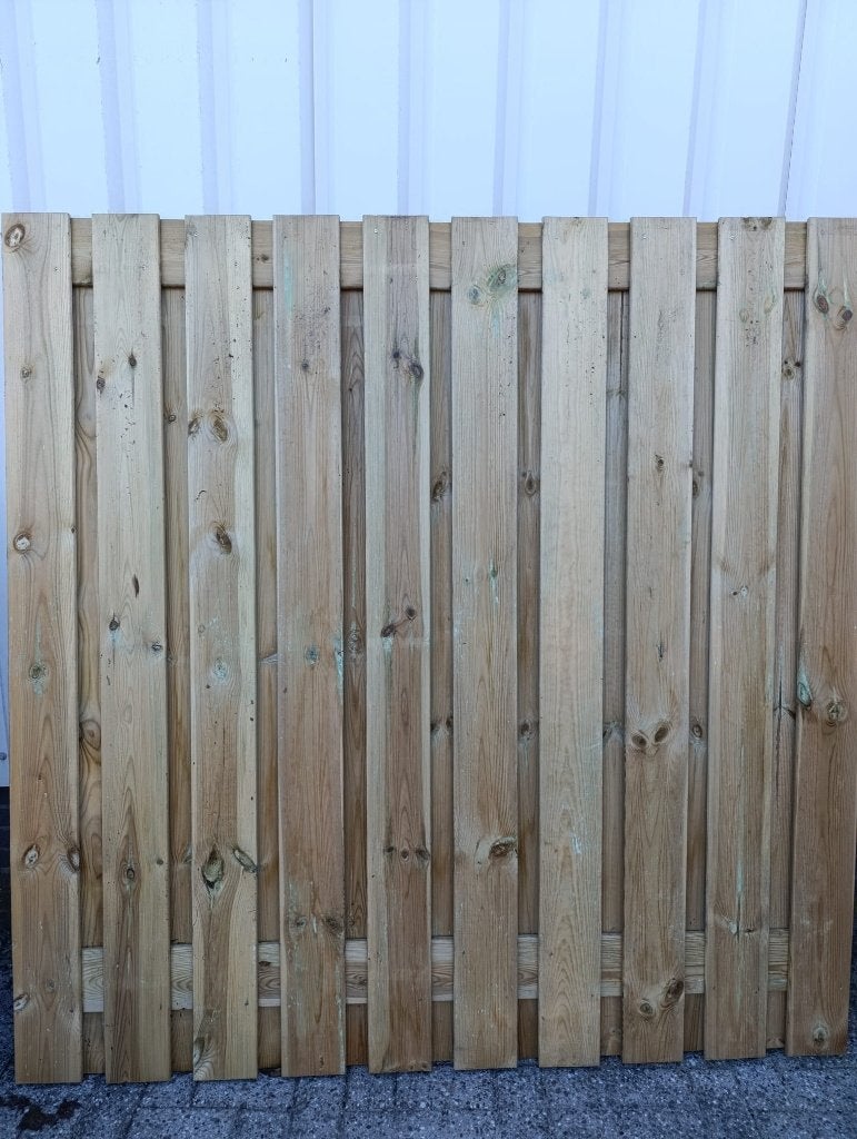 Grenen Schuttinpaneel 180 x180 cm 21 planks (16mm dik), Tuin en Terras, Schuttingen, Ophalen, 1 tot 2 meter, Minder dan 3 meter