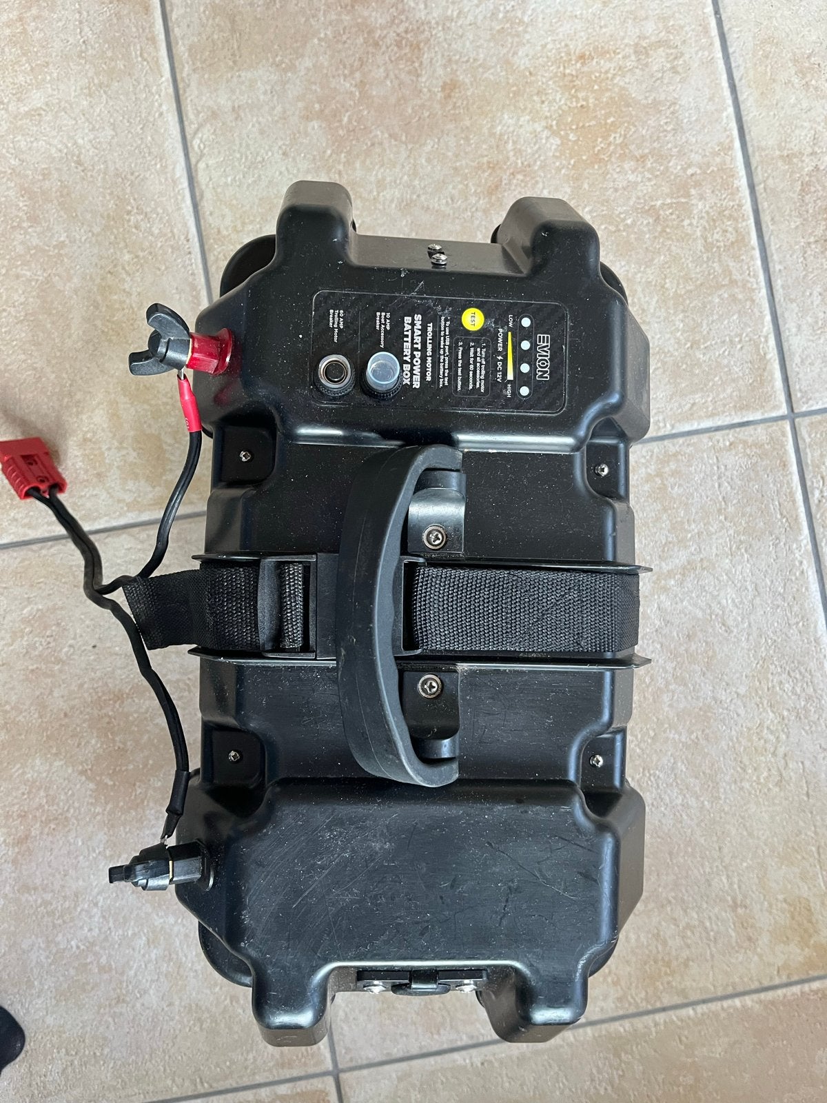Sportline RV Accu met Paco Oplader en Evion Accubox, Ophalen, Gebruikt, Universele onderdelen
