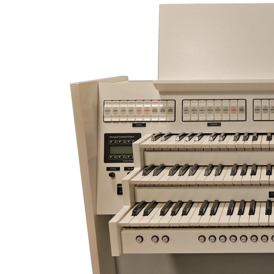 Johannes de Heer IX Orgel Occasion - Wit orgel, Muziek en Instrumenten, 3 klavieren, 3364AE, Ophalen of Verzenden, Info@johdeheer.nl