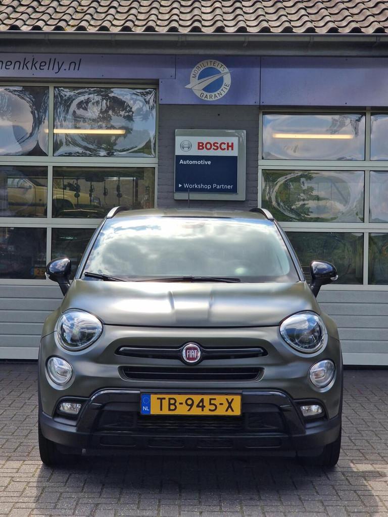 Fiat 500 X Cross 1.4 Turbo MultiAir S-Design Cross mat-green, Gebruikt, 4 cilinders, Met garantie (alle), 500X