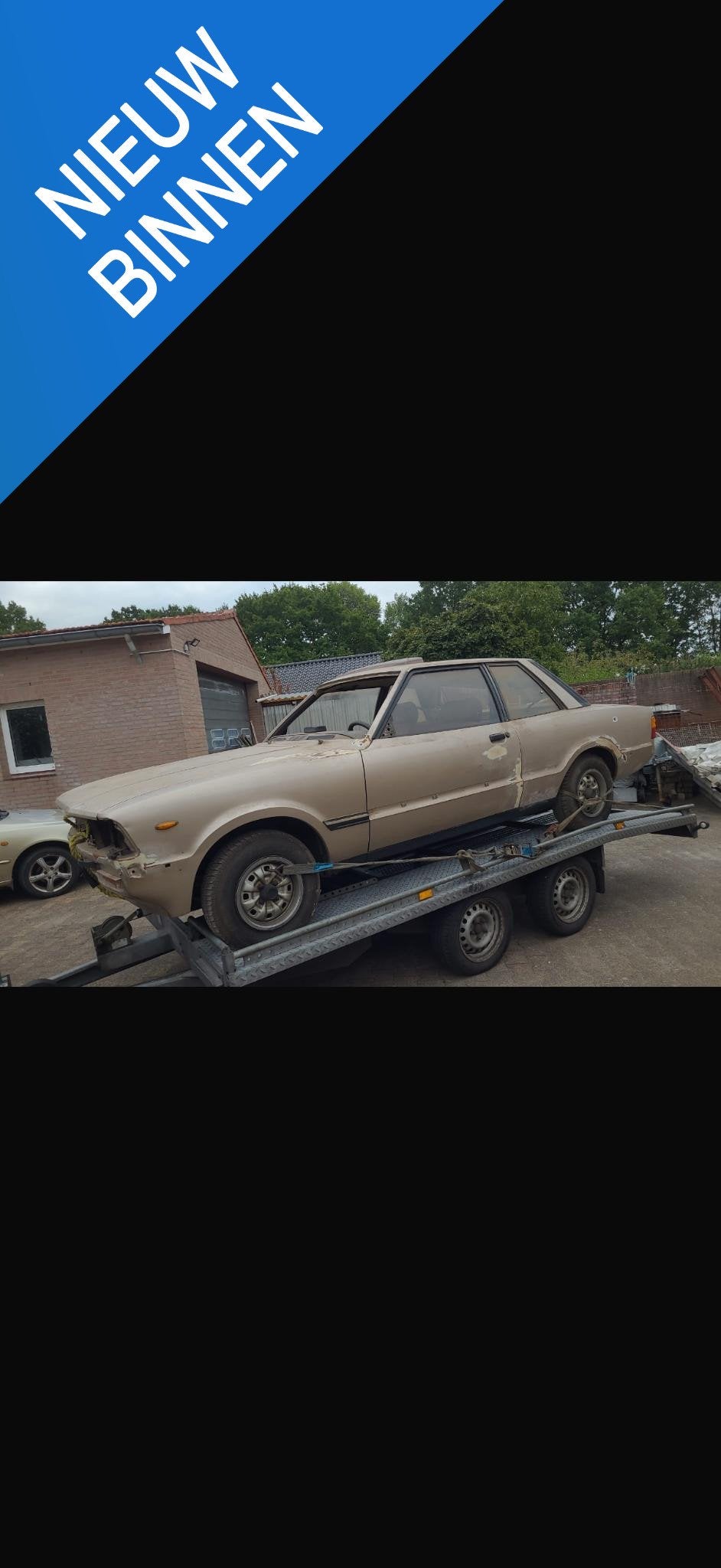 Ford Taunus 1600 L Met extra taunus onderdelen erbij, Auto's, Gebruikt, Overige modellen, 4 cilinders, Bruin
