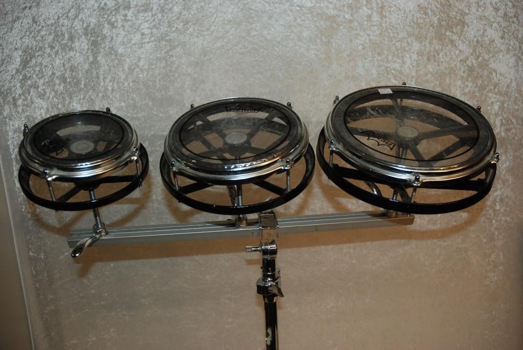 Rototoms op standaard   6+8+10 inch    <26260642>, Gebruikt, ., Drums of Percussie, Ophalen of Verzenden