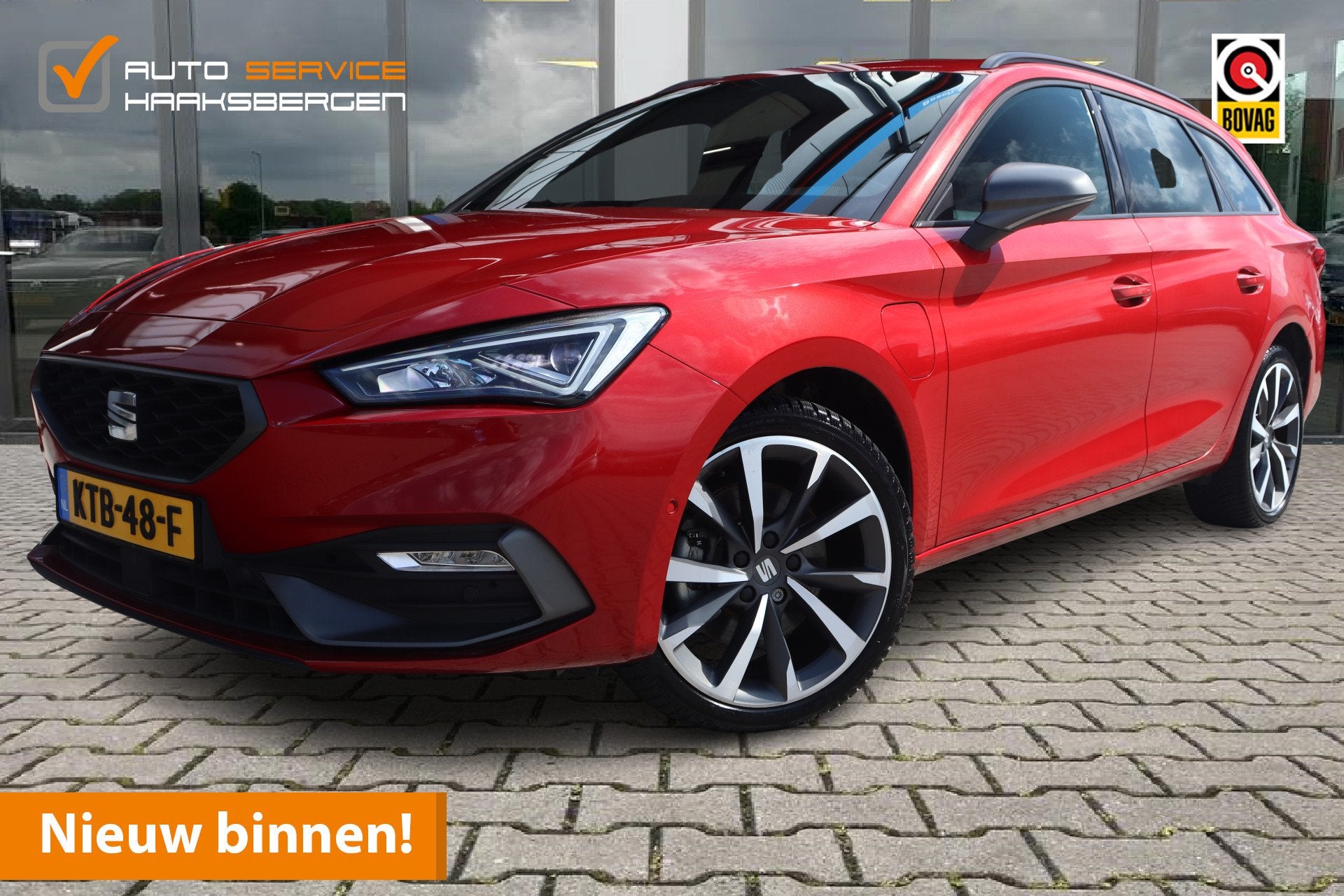 SEAT Leon Sportstourer 1.4 TSI eHybrid PHEV FR | Pano | Came, Auto's, Gebruikt, 4 cilinders, Leon, Leder en Stof