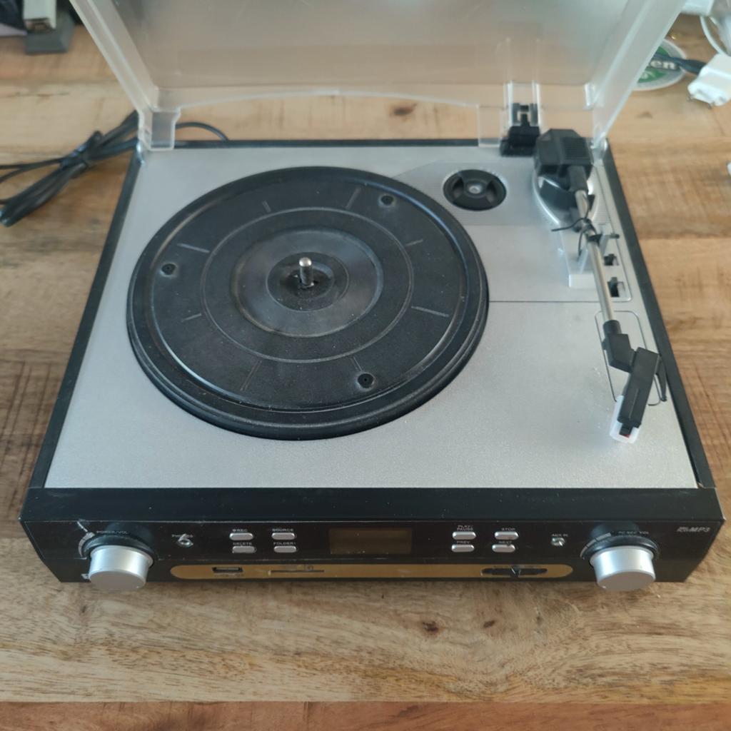 EnVivo platenspeler met USB-aansluiting en MP3-functie, Overige merken, Gebruikt, Ophalen of Verzenden, USB-aansluiting