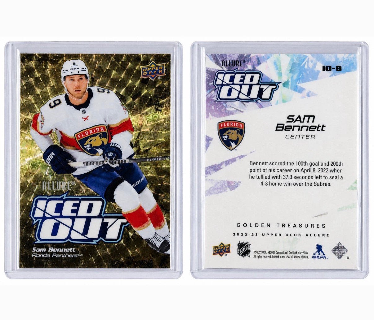 Sam Bennett 1/1 Upper Deck Allure Golden Treasures, Ophalen of Verzenden, Zo goed als nieuw, Plaatje