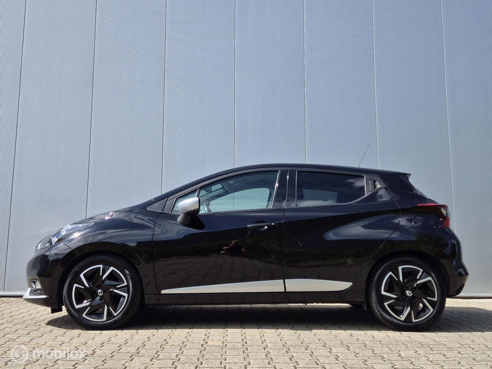 NISSAN MICRA 1.0 IG-T N-DISIGN/CARPLAY/LED/PDC/CRUISE/DAB/BL, Voorwielaandrijving, Euro 6, Zwart, Origineel Nederlands