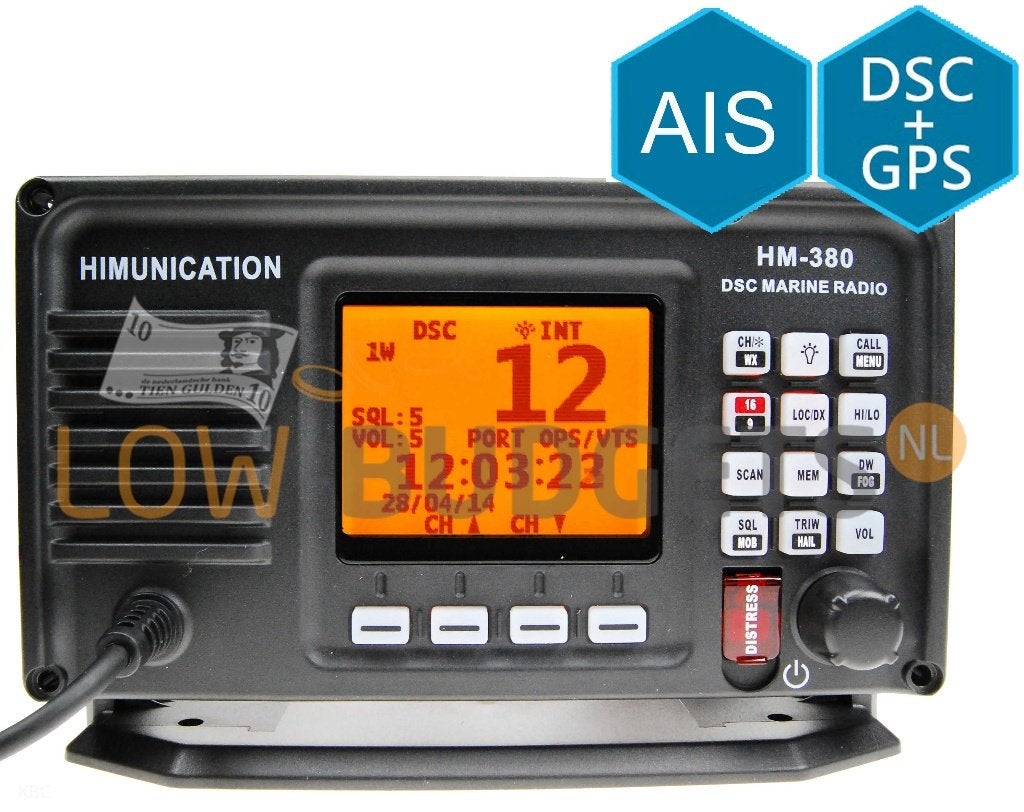 Himunication HM380S Marifoon AIS DSC GPS ATIS, Verzenden, Nieuw