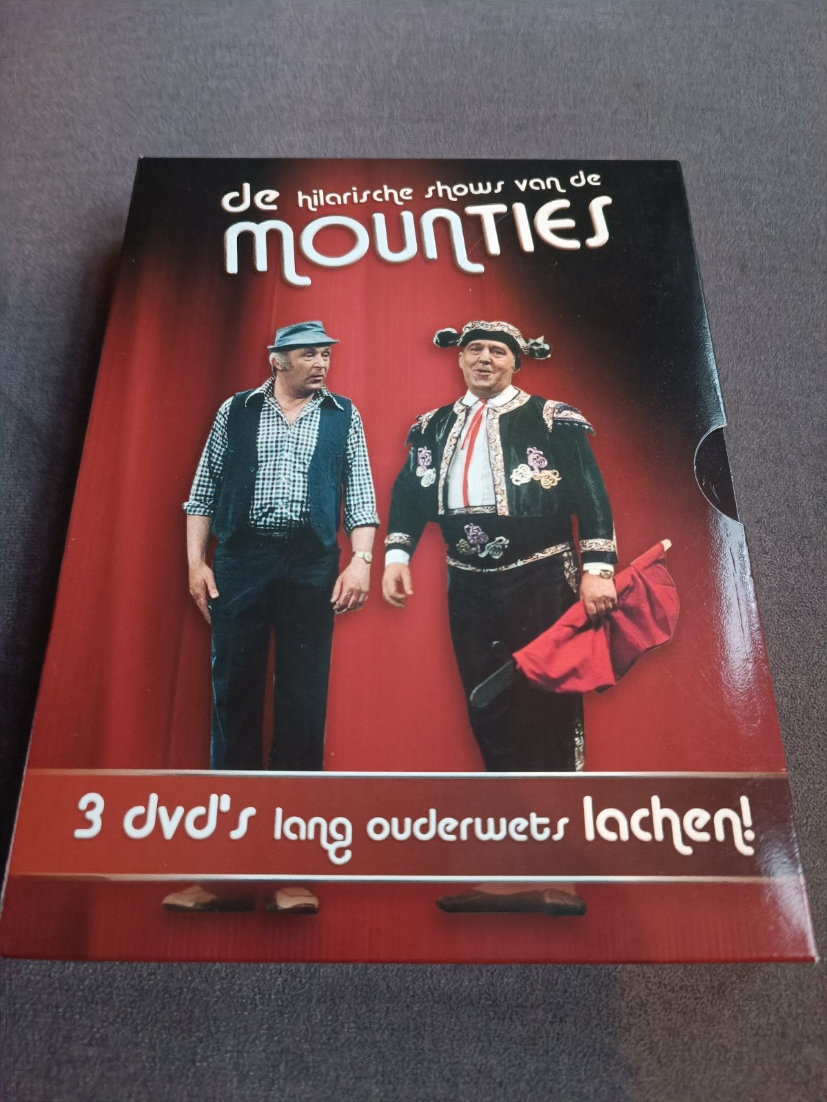 De mounties - 3 dvd box, Cd's en Dvd's, Dvd's | Cabaret en Sketches, Alle leeftijden, Ophalen of Verzenden, Zo goed als nieuw