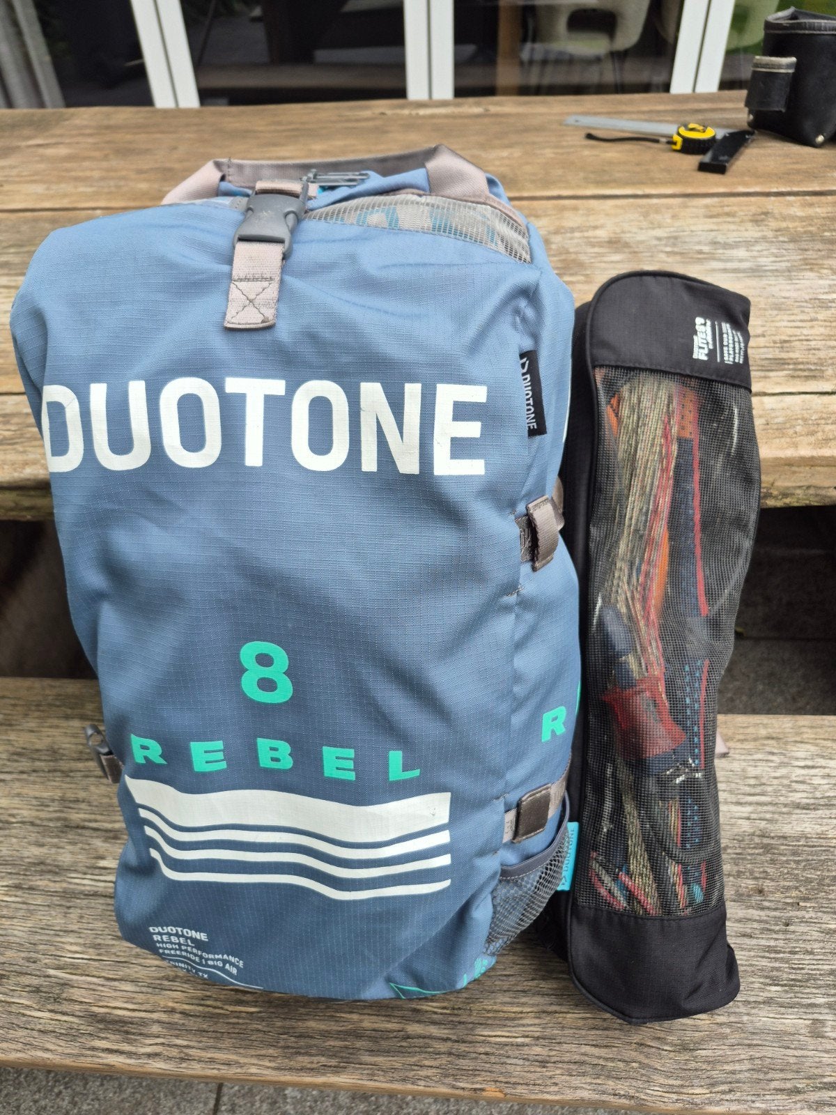 Duotone Rebel 8m (2021 in topstaat) & bar (clickbar), Watersport en Boten, 8 m², Geen board, Ophalen of Verzenden, Zo goed als nieuw