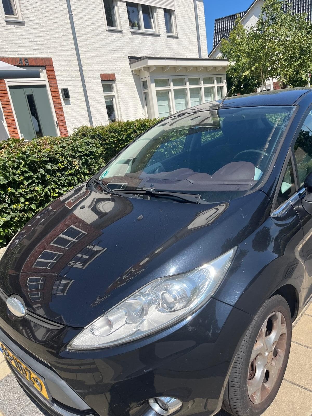 Ford Fiësta 1.25 60KW 5DR 2008 Zwart, Auto's, Voorwielaandrijving, 1242 cc, Zwart, Origineel Nederlands