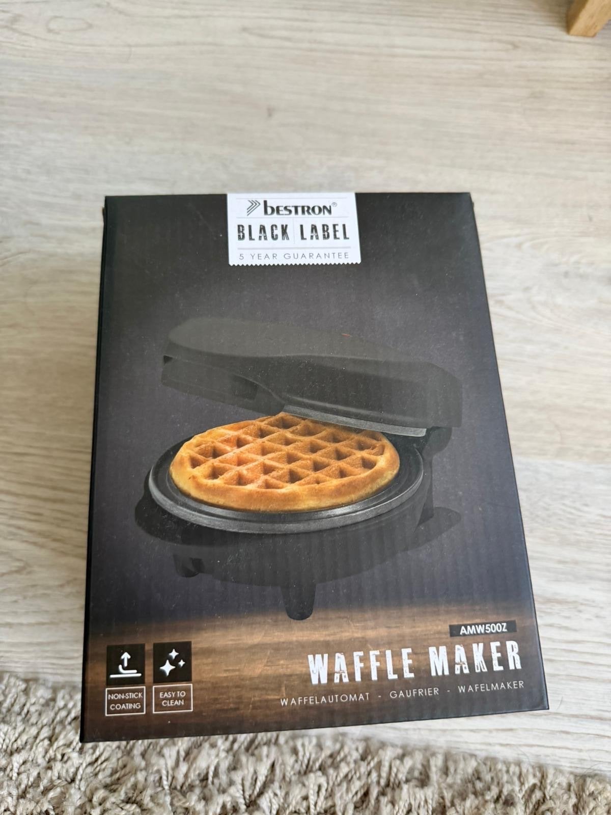 Bestron Black Label AMW500Z Wafelijzer - Nieuw, Ophalen, Nieuw