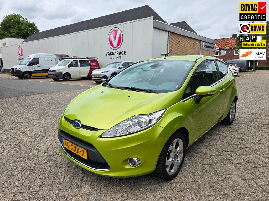 Ford Fiesta 1.25 Titanium, Auto's, Voorwielaandrijving, Stof, 82 pk, Origineel Nederlands