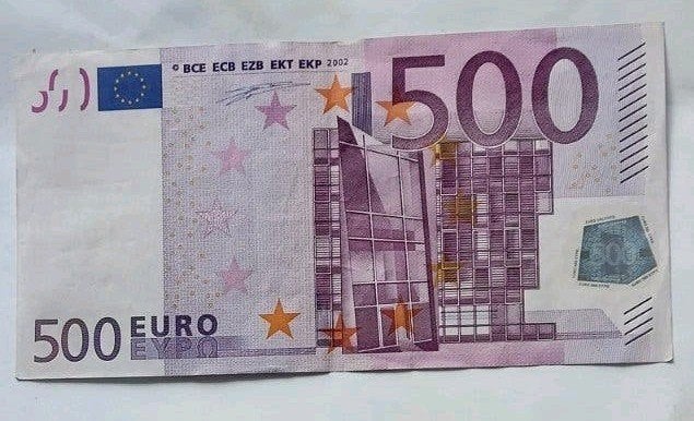 500 euro biljet - Zeldzaam en in goede staat, Postzegels en Munten, Bankbiljetten | Europa | Eurobiljetten, Ophalen of Verzenden