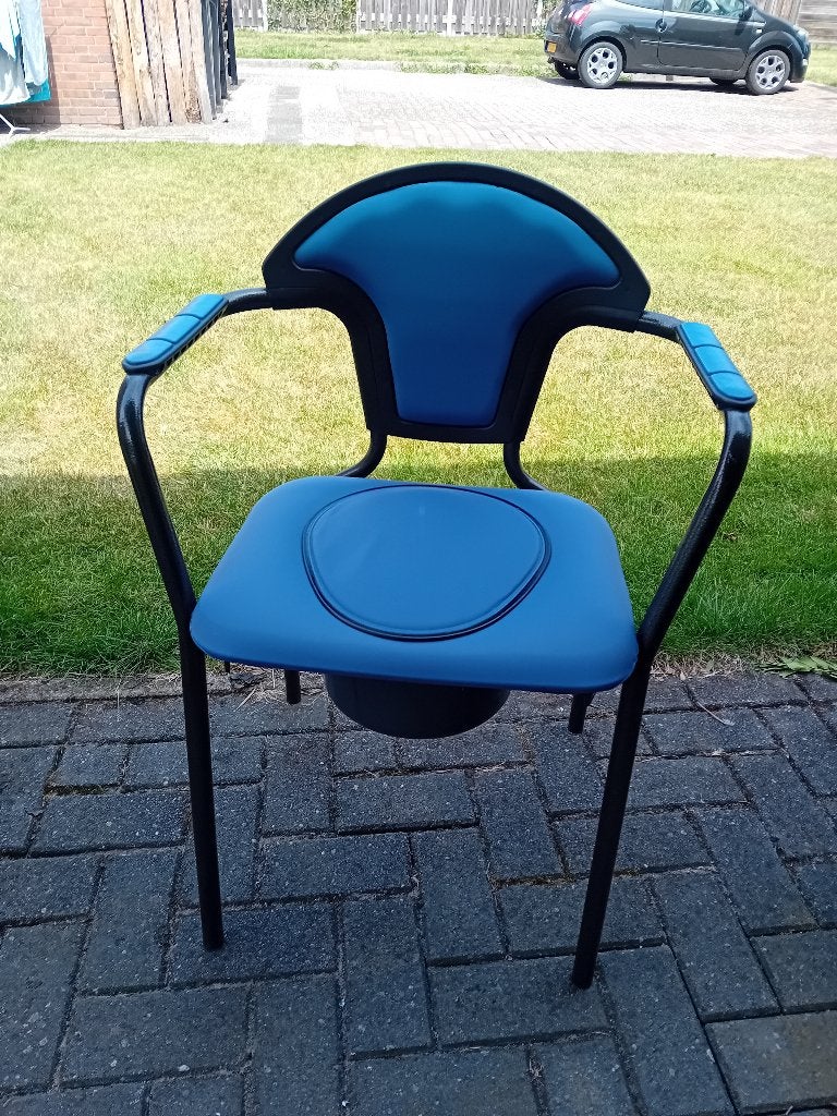Herdegen Toiletstoel Blauw, Ophalen, Zo goed als nieuw