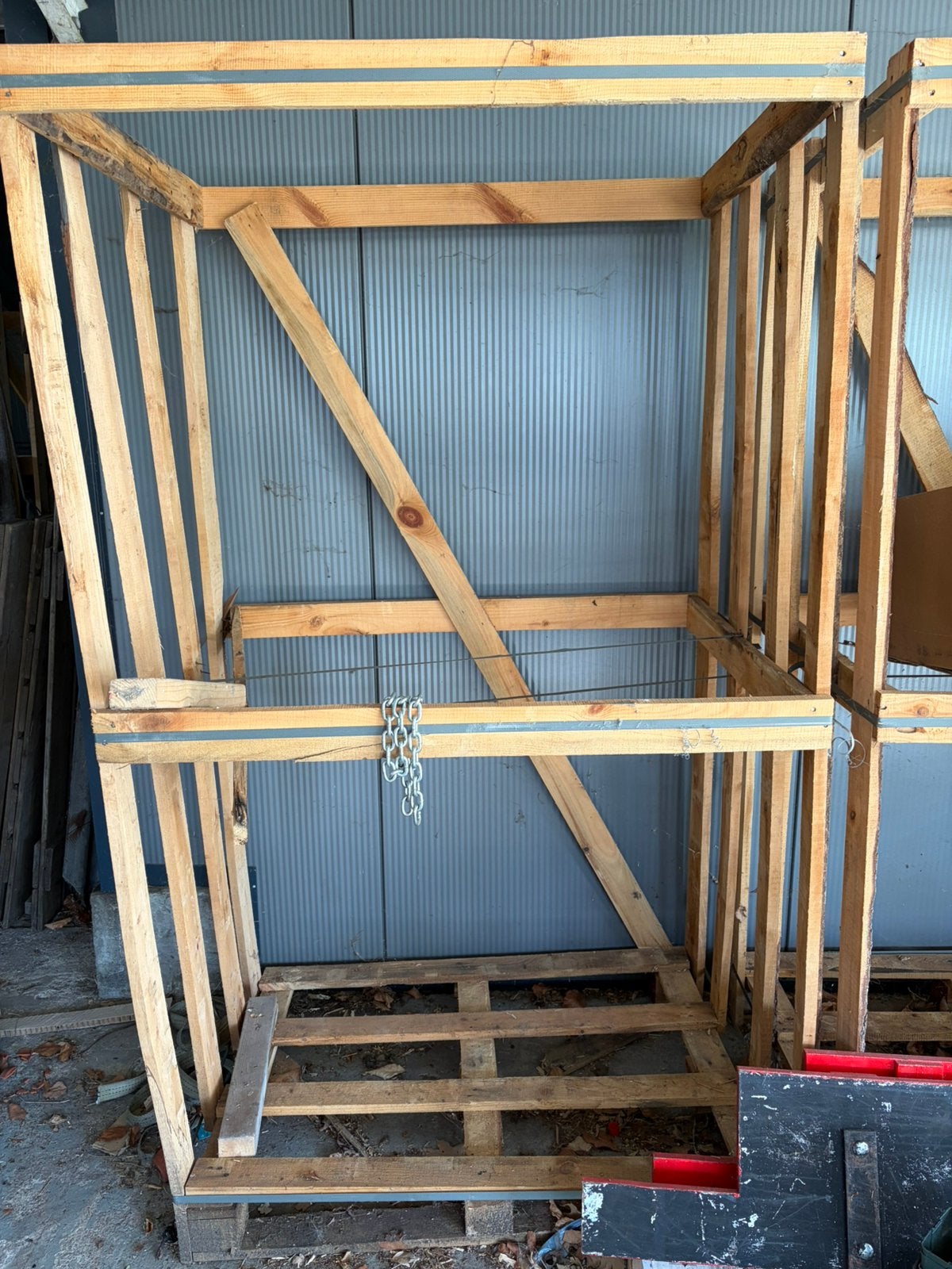 Pallets voor haardhout of brandhout, Tuin en Terras, Haardhout, Minder dan 3 m³, Ophalen