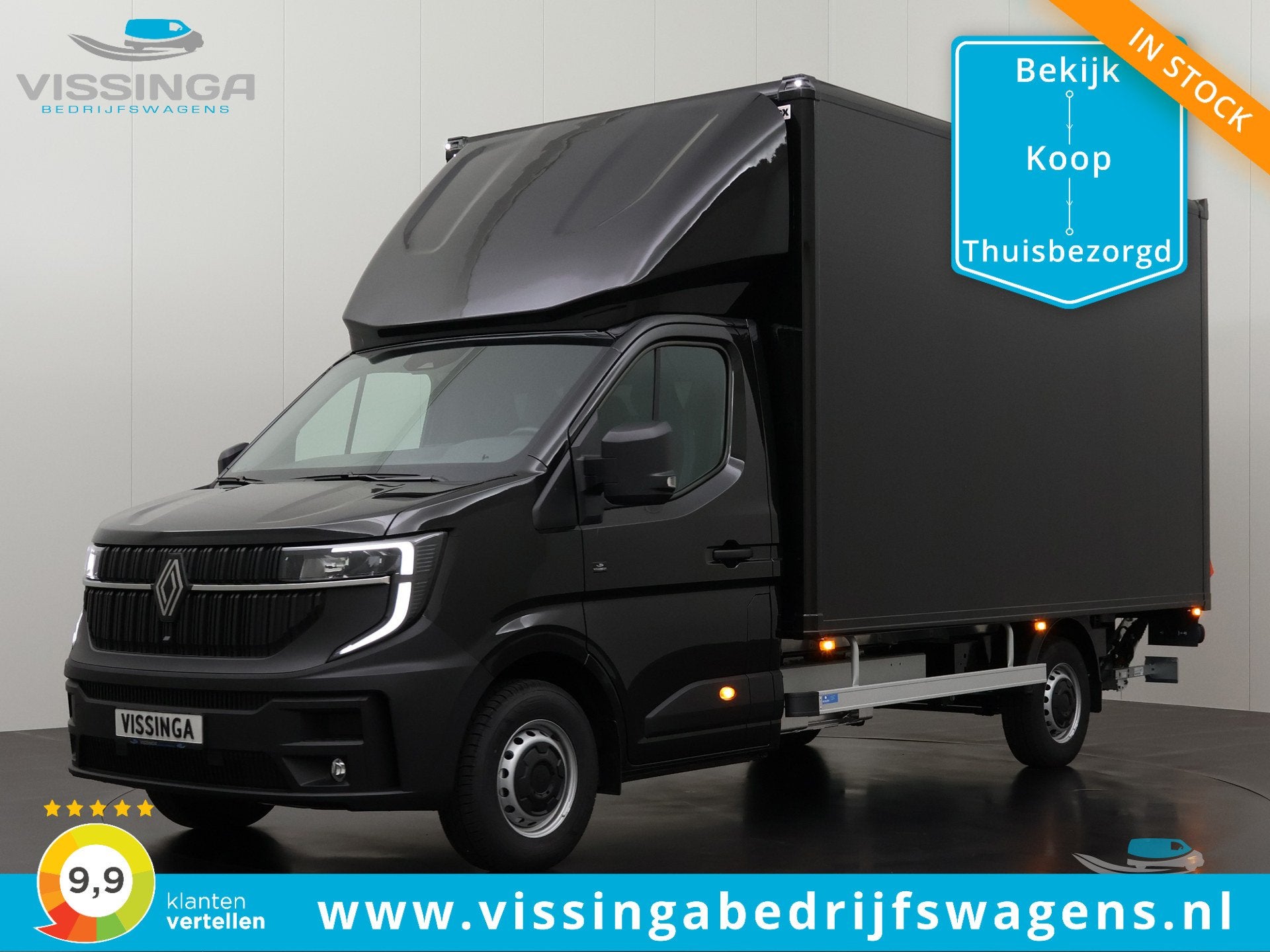Renault Master E-Tech T35 Long-Range 842 kg laadvermogen 87, Auto's, Dealer onderhouden, Stof, Huisgarantie, 143 pk