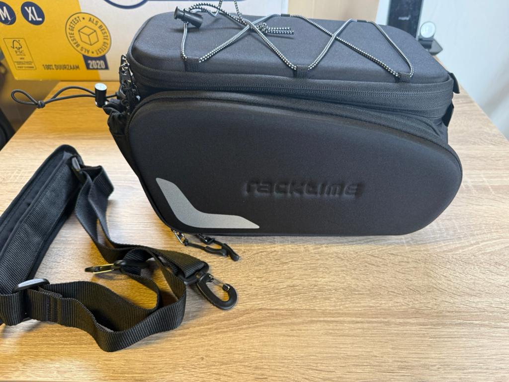 Racktime Odin bagagedragertas 8+1 1L zwart helemaal nieuw, Verzenden, Nieuw