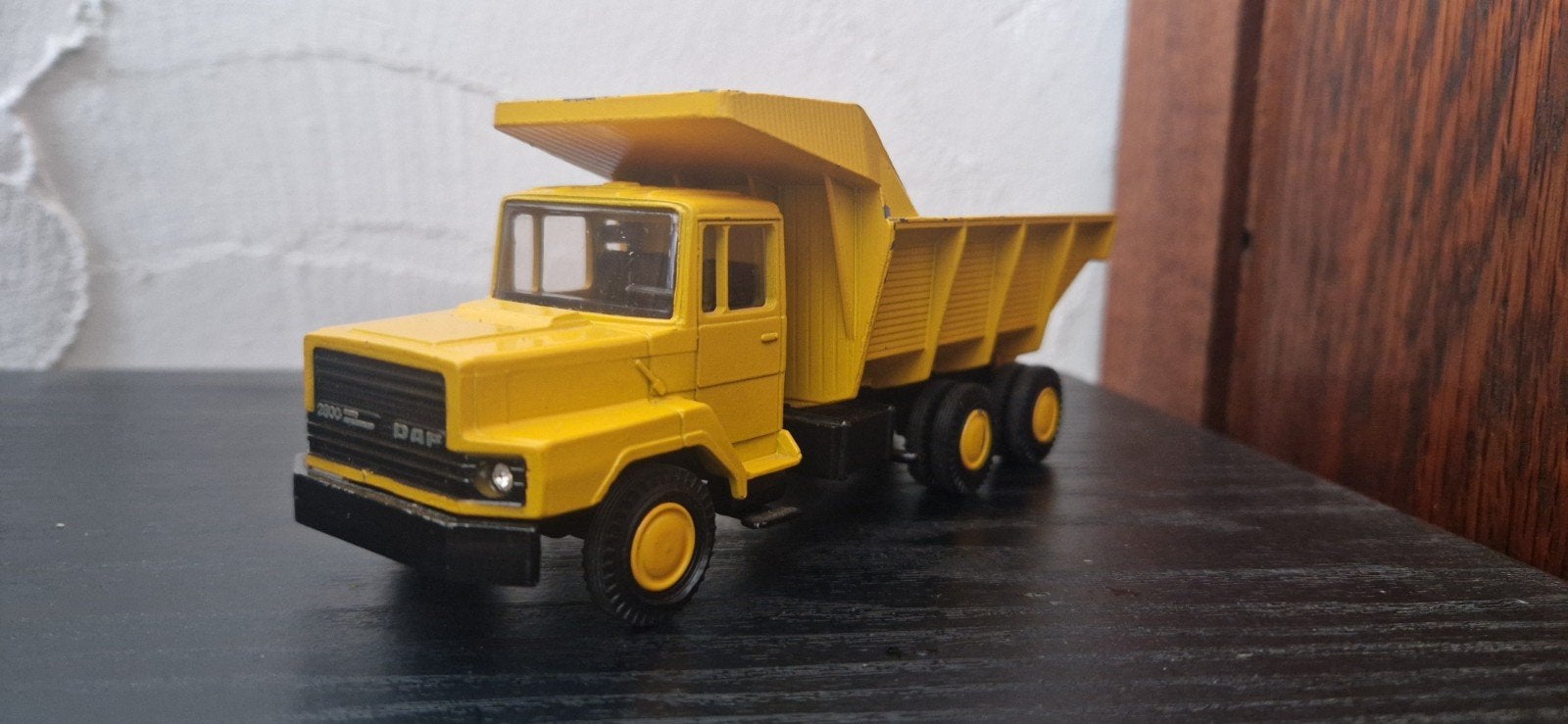 Lion toys daf 2800 kipper, Hobby en Vrije tijd, Modelauto's | 1:50, Ophalen of Verzenden, Zo goed als nieuw, Bus of Vrachtwagen