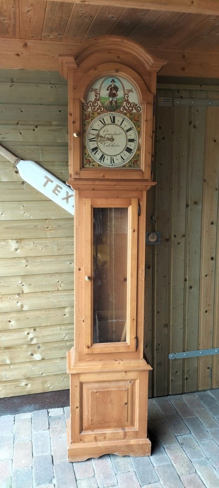Antieke staande klok van Greenwood Colchester, Antiek en Kunst, Ophalen of Verzenden
