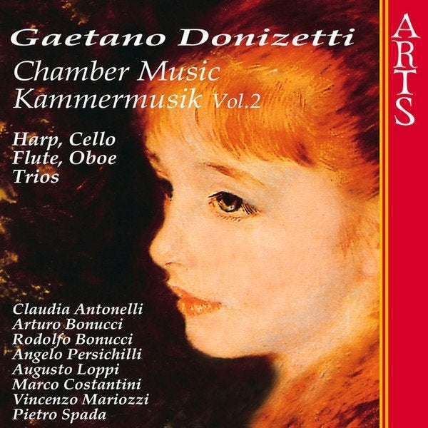 DONIZETTI Chamber music volume two CD ARTS NIEUWSTAAT, Ophalen of Verzenden, Romantiek, Zo goed als nieuw, Kamermuziek