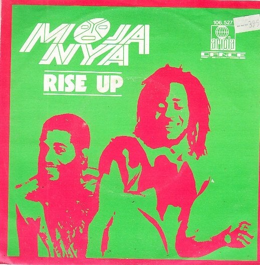 moja nya - rise up ( 1984 / reggae/ nl pers), 7 inch, Ophalen of Verzenden, Reggae en Ska, Fotohoes