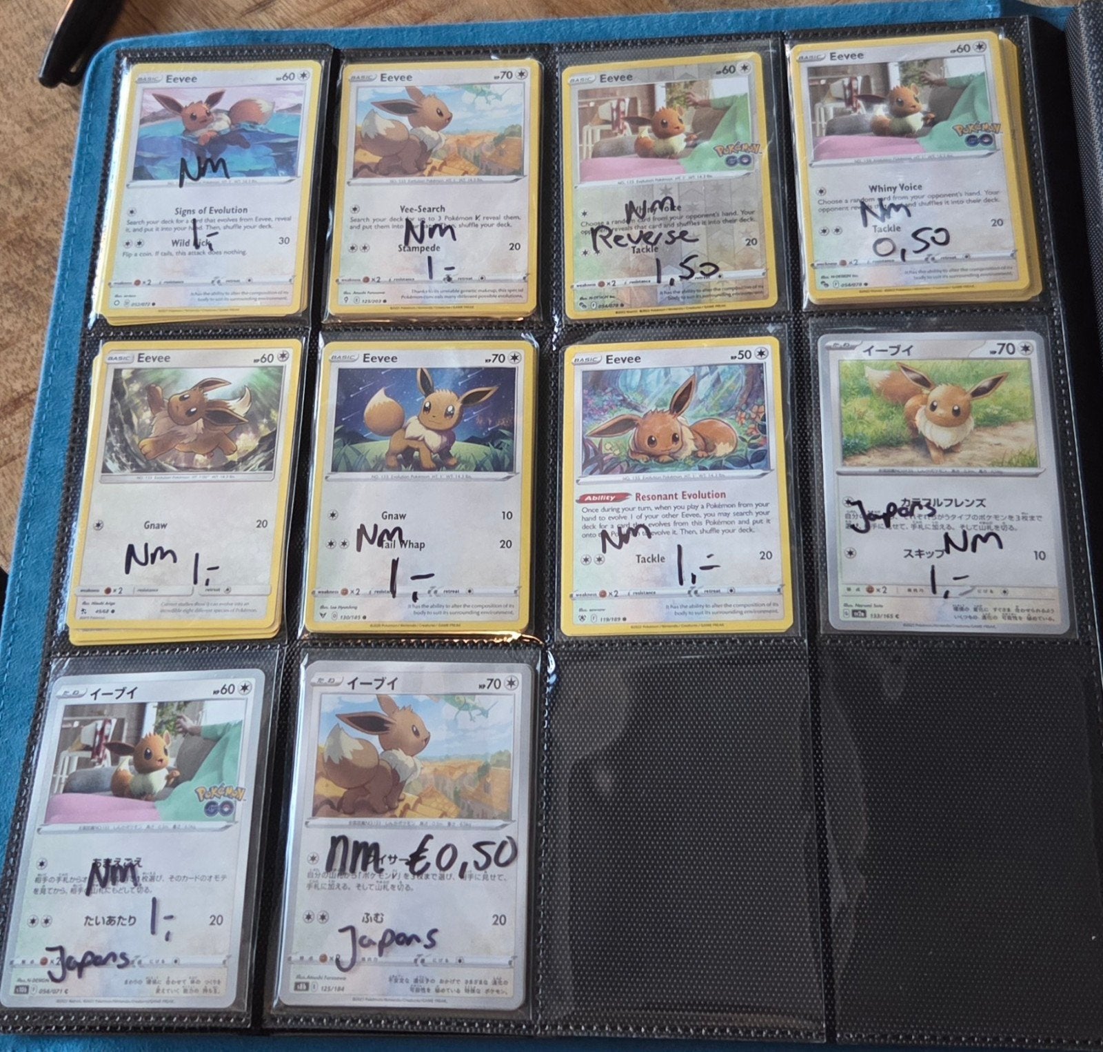 Diverse Eevee -  Per stuk te koop, Ophalen, Zo goed als nieuw, Losse kaart