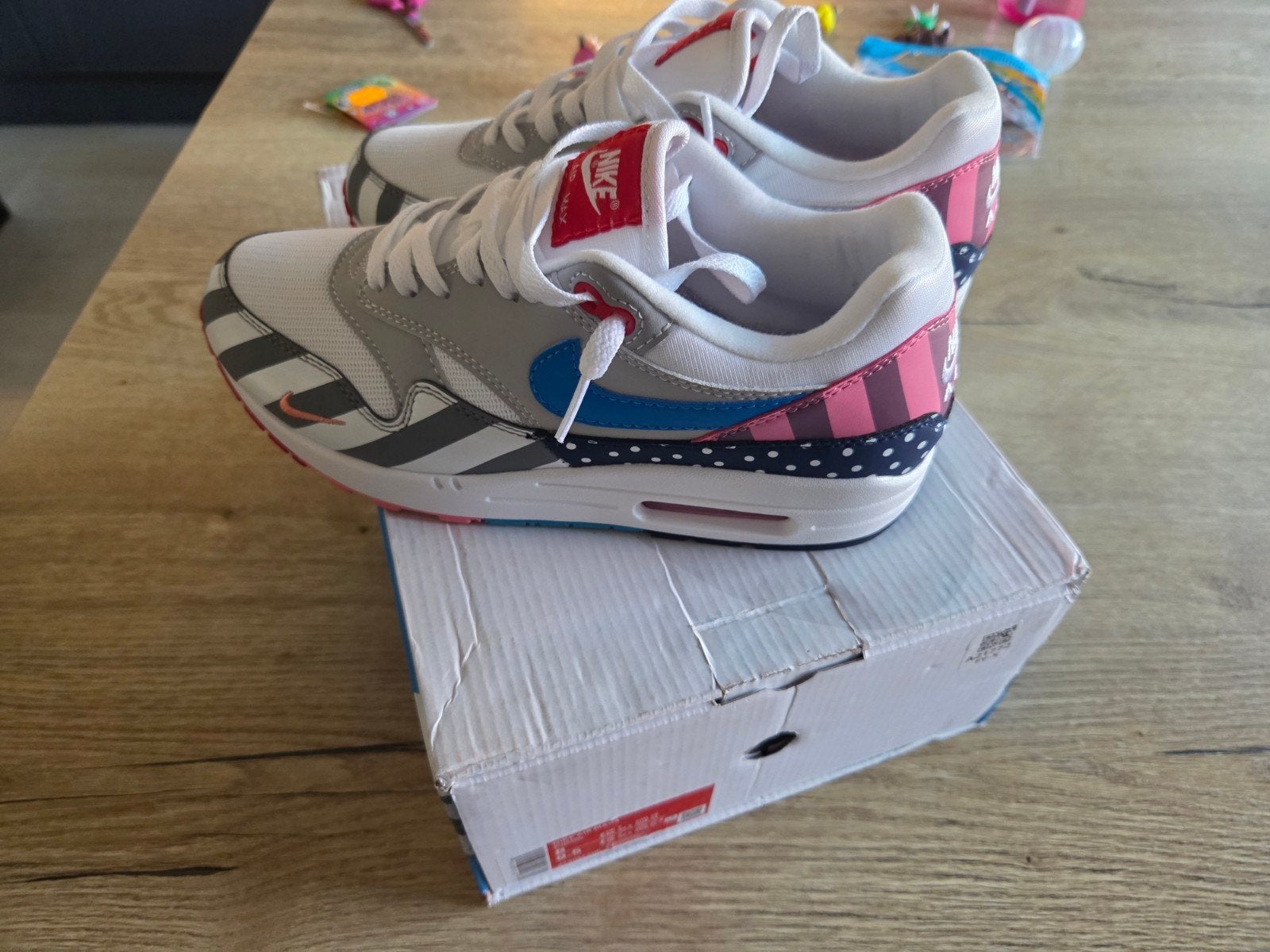 Nike Air Max 1 Parra, Verzenden, Wit