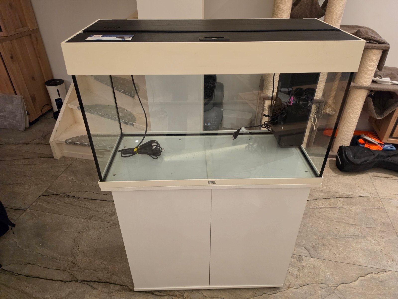 Juwel Aquarium Rio 125 liter LED 80x35x50cm, Ophalen, Zo goed als nieuw, Leeg aquarium