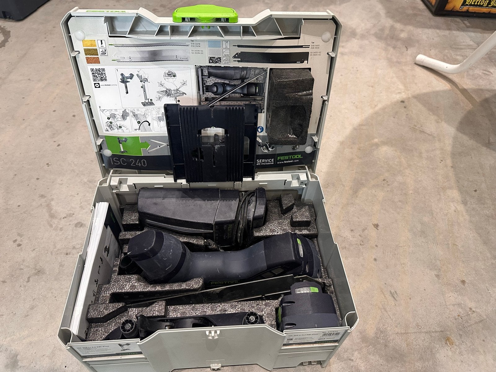 Festool ISC 240 Isolatiezaag - Zo goed als nieuw, Ophalen, Zo goed als nieuw, Boor- en Schroefmachine