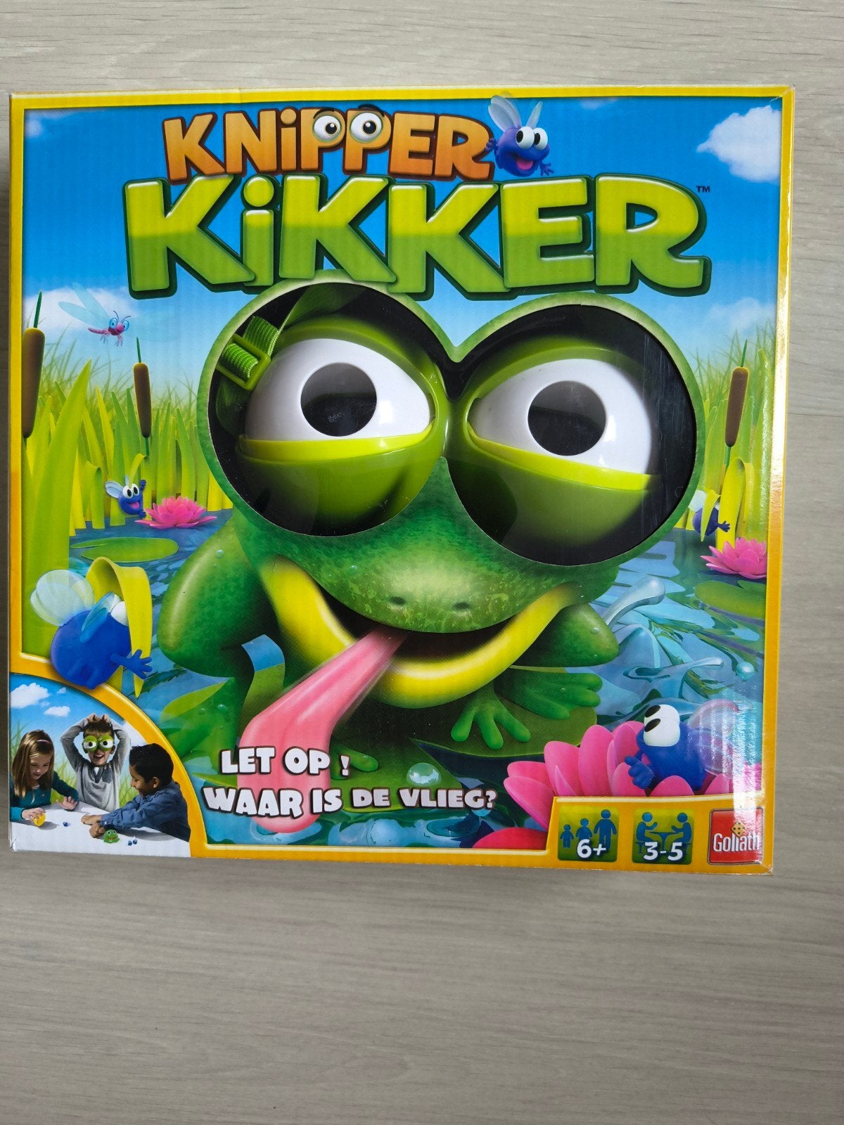 Knipper Kikker - Zo goed als nieuw gezelschapsspel, Hobby en Vrije tijd, Gezelschapsspellen | Overige, Drie of vier spelers, Ophalen
