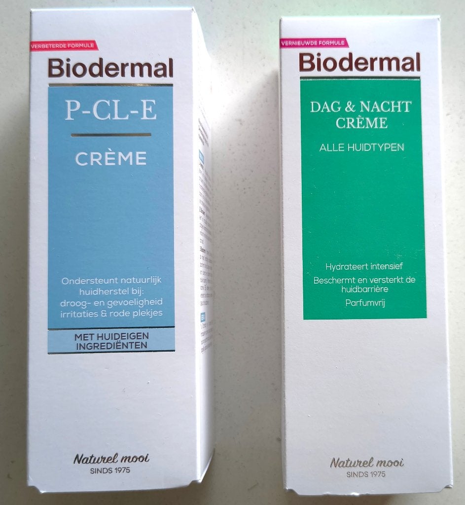 Biodermal creme en nacht creme 100 ml, Verzenden, Nieuw, Gehele gezicht, Verzorging