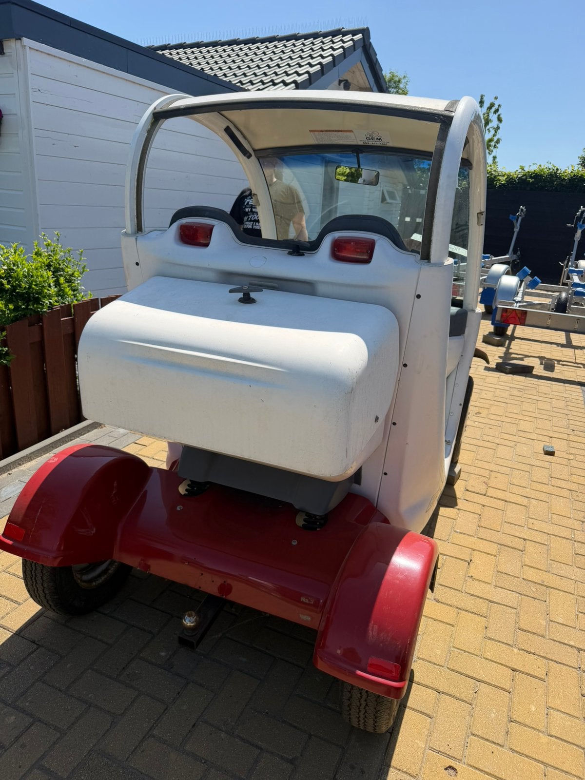 Elecktriche golfkar 72v loopt niet accus zijn vervangen, Ophalen, Zo goed als nieuw, Golfkar