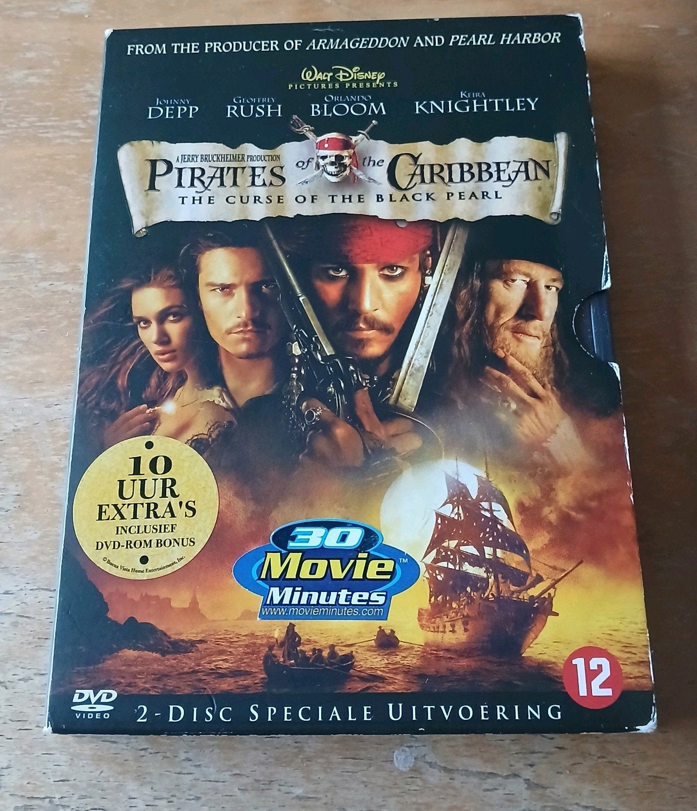 Pirates of the Caribbean: The Curse of the Black Pearl DVD, Gebruikt, Actie, Ophalen of Verzenden, Vanaf 12 jaar
