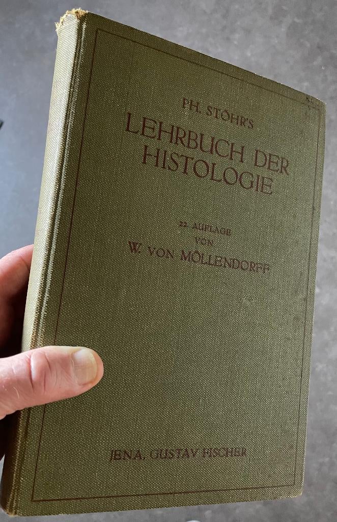 Philipp Stöhr's Lehrbuch der Histologie, Gelezen, Ophalen of Verzenden, W. von Möllendorff, Natuurwetenschap
