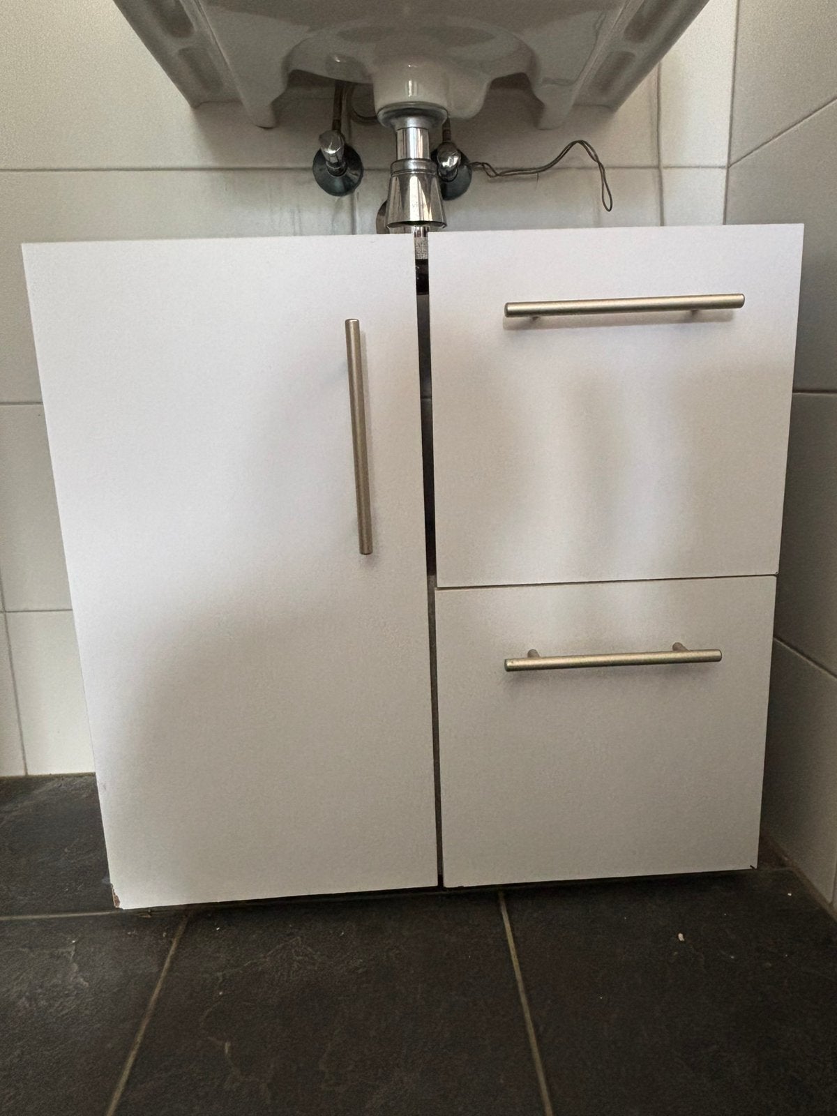 Wastafel onderkast, Huis en Inrichting, Badkamer | Badkamermeubels, Ophalen, Gebruikt, 50 tot 100 cm, Minder dan 100 cm