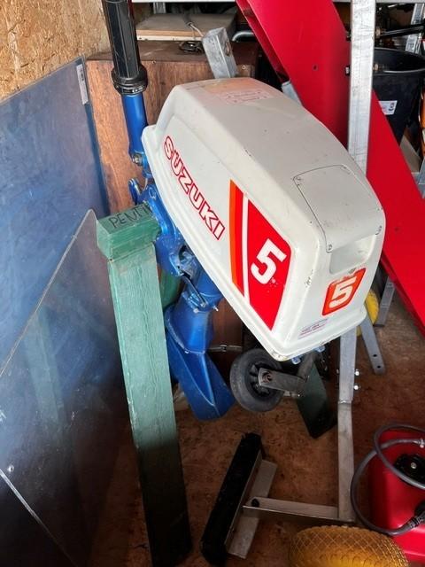 Suzuki 5 pk buitenboordmotor jaren 80, Ophalen, Gebruikt, 5 tot 10 pk, Buitenboordmotor