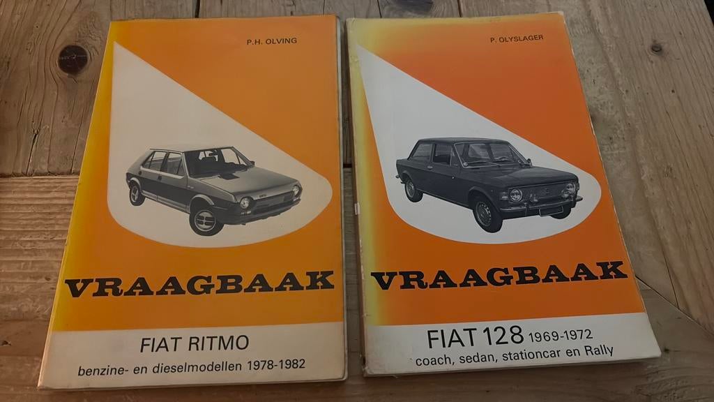 2 x vraagbaak 1 x fiat ritmo 1 x fiat 128, Ophalen of Verzenden