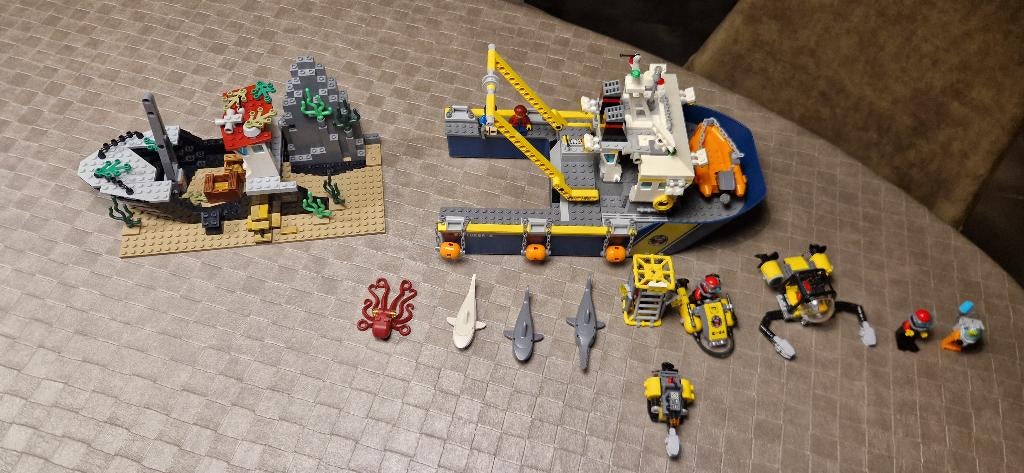 Lego set 60095 City diepzee, Ophalen of Verzenden, Zo goed als nieuw, Complete set, Lego