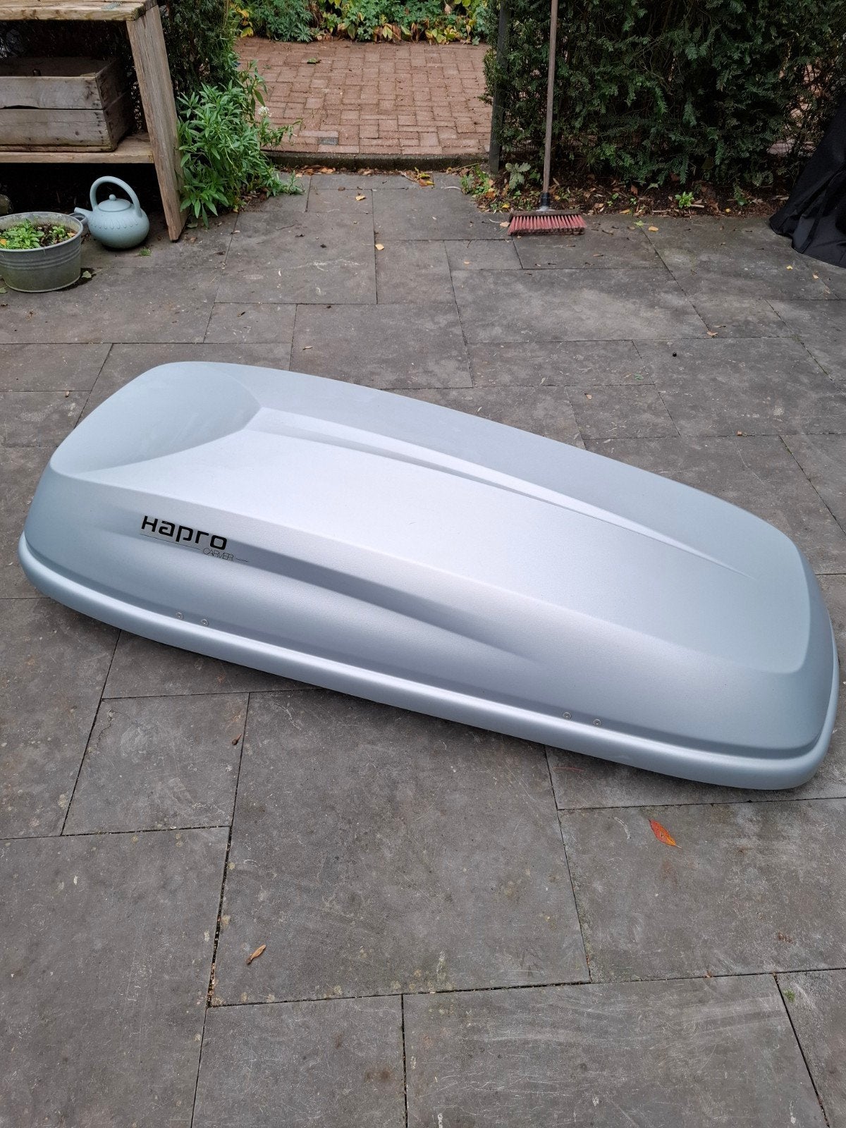 Hapro Carver 5.5 Dakkoffer - Zilver, Auto diversen, Ophalen, Zo goed als nieuw