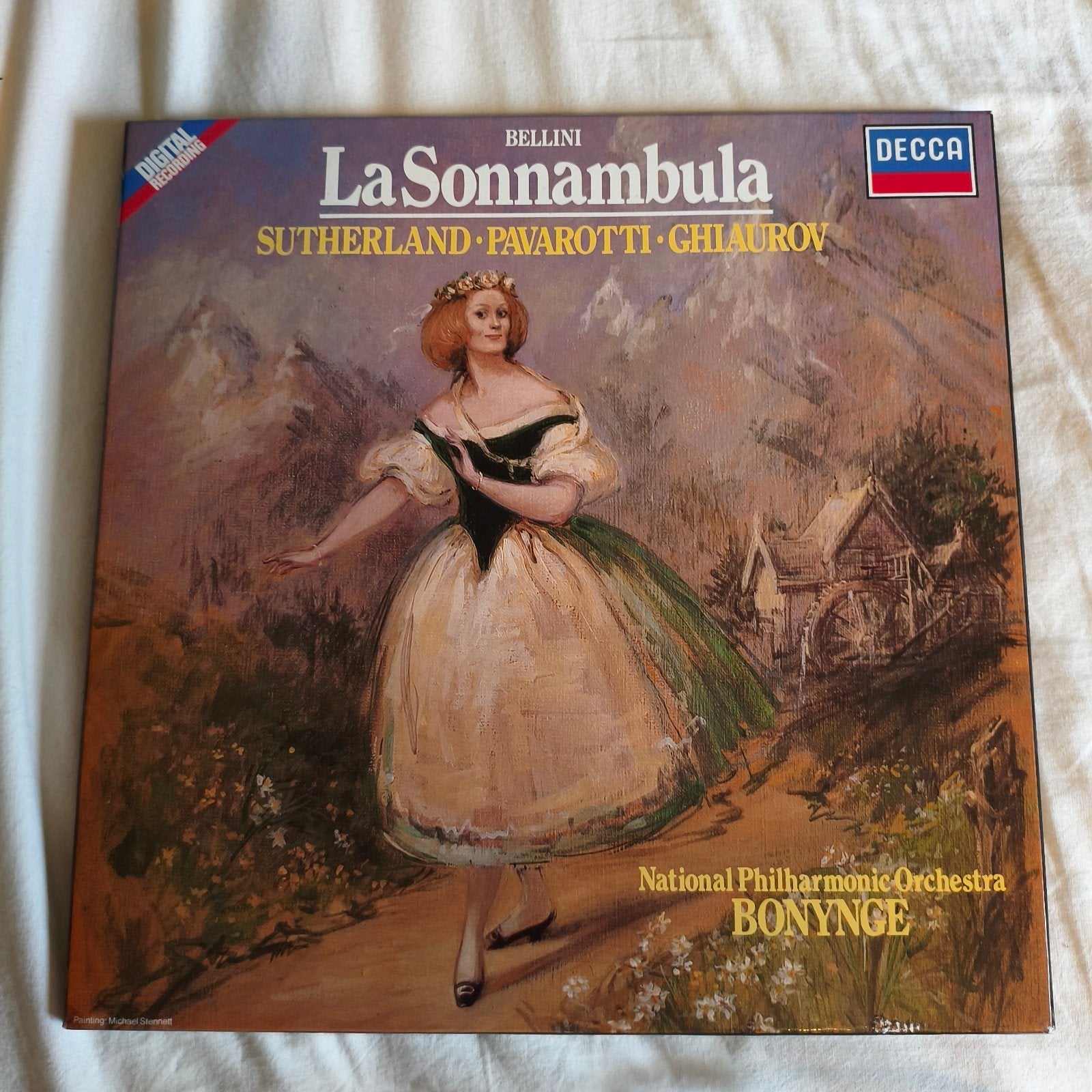 bellini la sonnambula - 3 lp boxset decca digital, Boxset, Opera of Operette, Ophalen of Verzenden, Zo goed als nieuw
