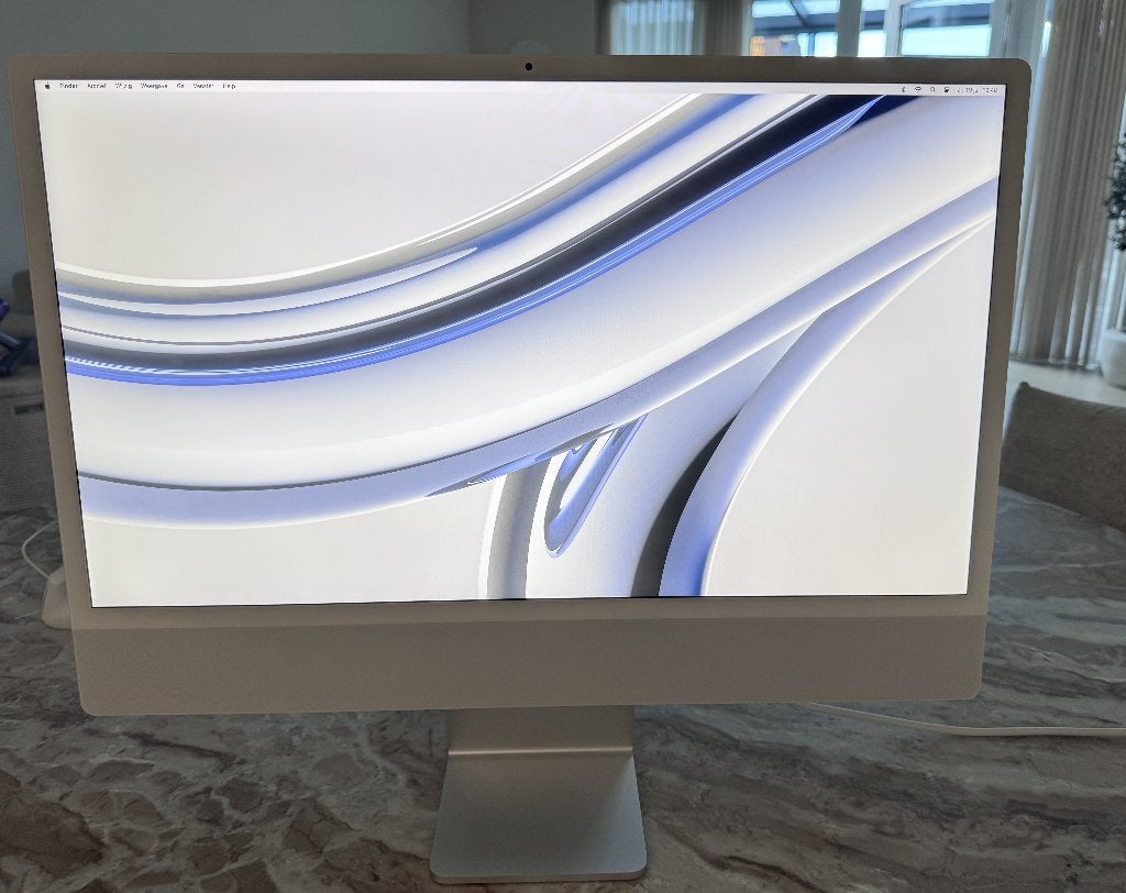 iMac M1 2021 - 24 inch - Zo goed als nieuw, Ophalen, SSD, IMac, Zo goed als nieuw