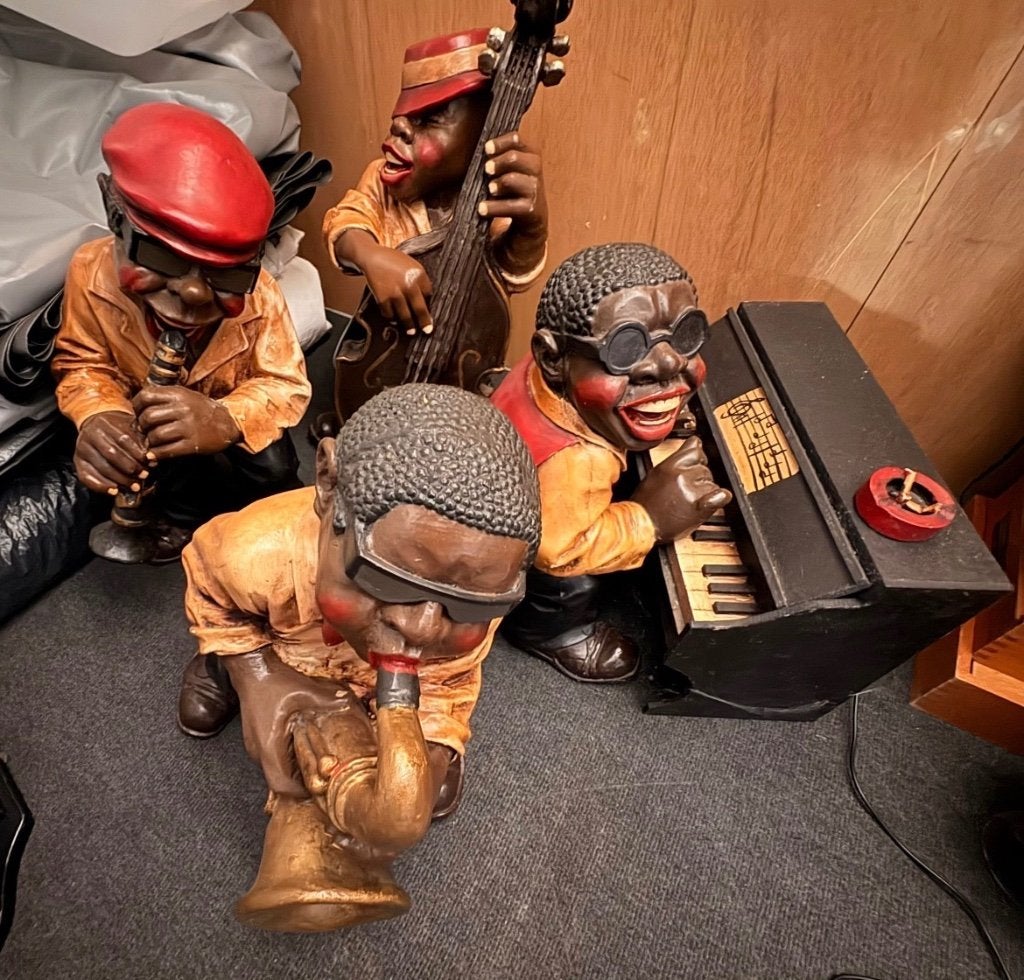 4 muzikanten, Antiek en Kunst, Curiosa en Brocante, Ophalen