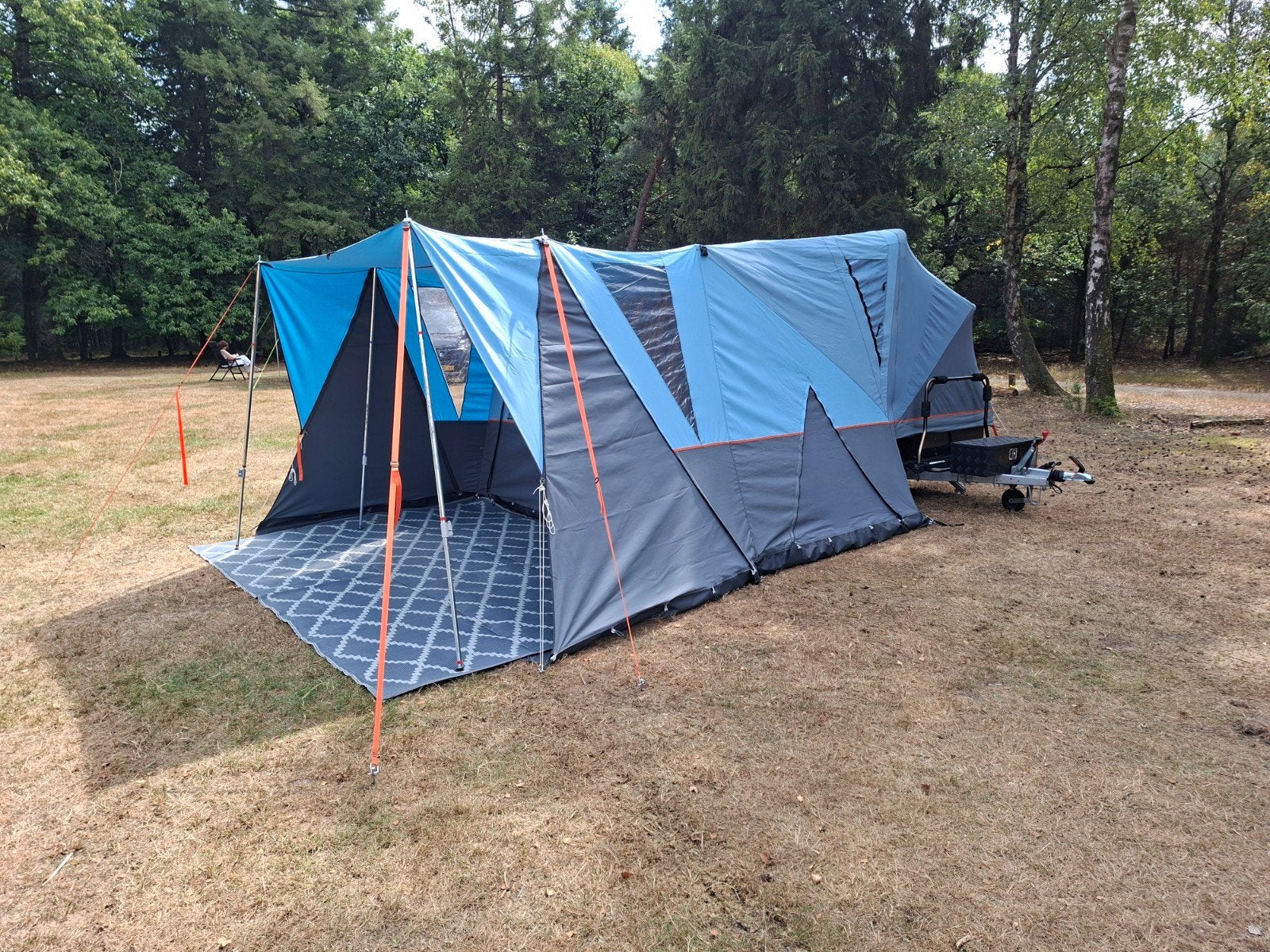 Alpenkreuzer Waterfront Tenttrailer uit 2022, Caravans en Kamperen, Vouwwagens, Ophalen, Alpenkreuzer, Blauw, Tot en met 4