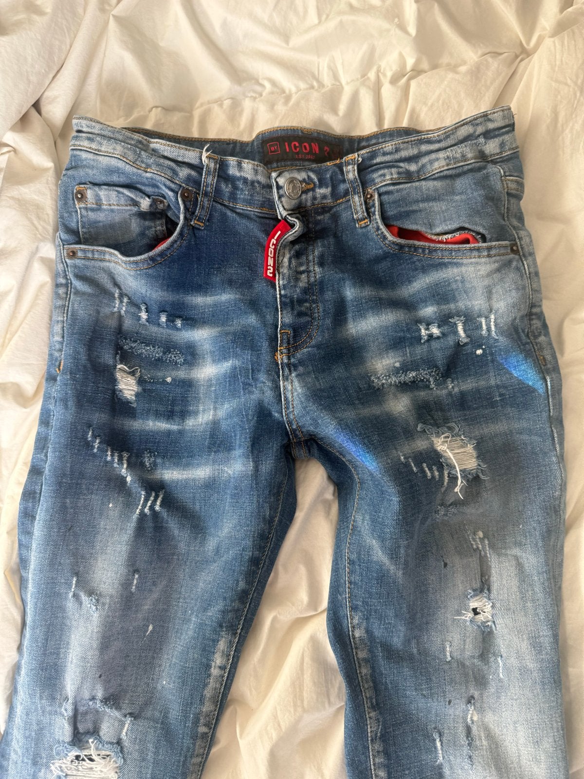 BY ICON 2 Slim Fit Jeans - Nieuw met labels, Kleding | Heren, Spijkerbroeken en Jeans, Ophalen of Verzenden, Nieuw, Blauw, W32 (confectie 46) of kleiner