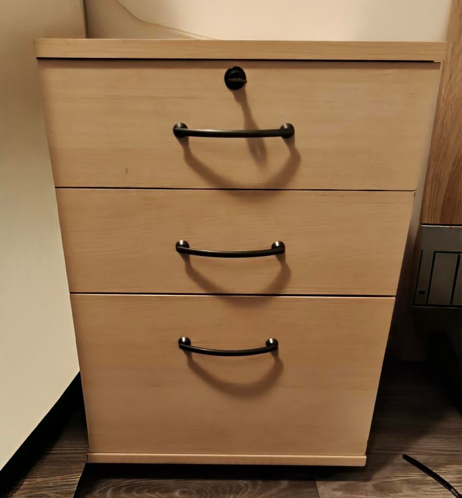 Praktische ladenkast op wieltjes met slotlade, Huis en Inrichting, Kasten | Ladekasten, Ophalen, Minder dan 50 cm, Gebruikt, Minder dan 100 cm