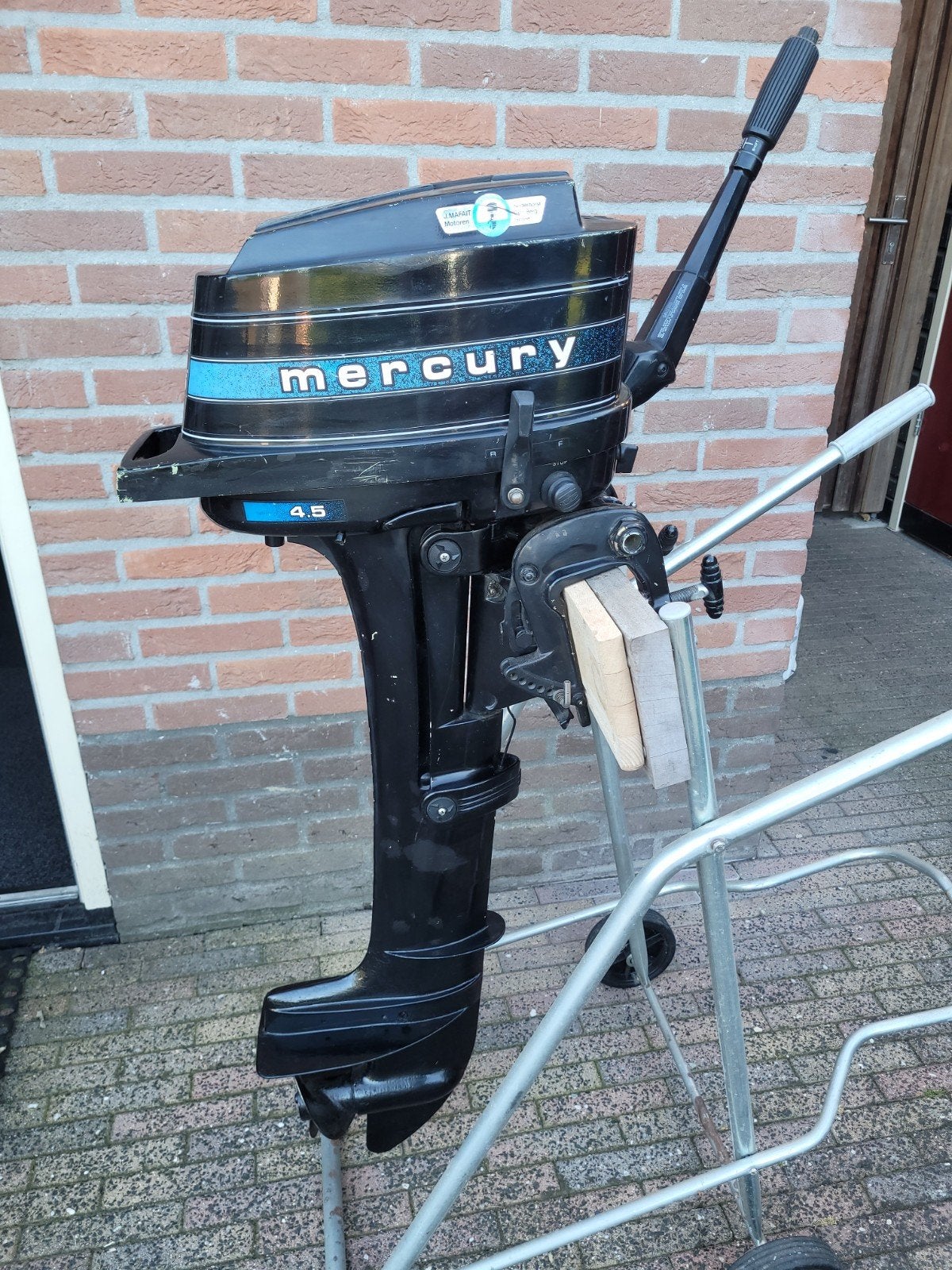 Mercury 4,5 pk en Evinrude 6pk vaarbewijsvrij vintage retro, Ophalen, Gebruikt, 5 tot 10 pk, Buitenboordmotor