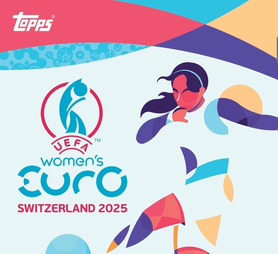 Topps Plaatjes Women EK 2025 Aangeboden, Verzamelen, Ophalen of Verzenden, Zo goed als nieuw, Buitenlandse clubs, Poster, Plaatje of Sticker