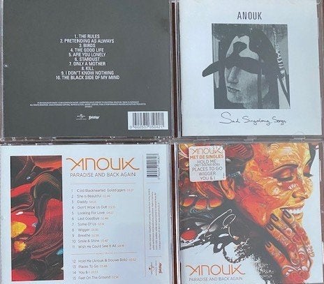Anouk		Together alone/Urban solitude/Graduated fool/Live at, Ophalen of Verzenden, Zo goed als nieuw, Poprock, Digipak
